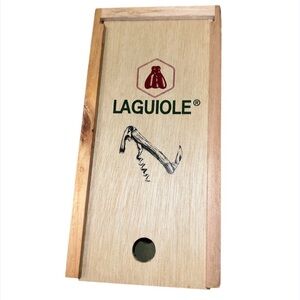 Laguiole L'Eclair Bee Quality Wood Waiters Corkscrew Wine Key Opener With Box
